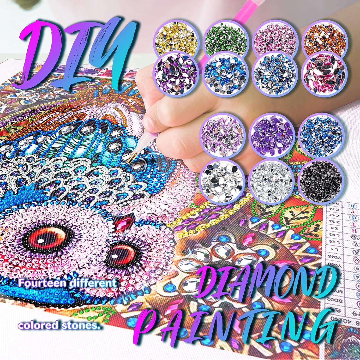 Kanecdo Regalos para niñas de 7, 8, 9, 10 años, juegos de artes y manualidades para niños y niñas, juguetes de 6-8-10-12 años, kits de pintura de