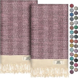 EPHESUS TOWELS Juego de 2 toallas de mano, 18 x 30 pulgadas, algodón turco, toalla de mano turca en espiga para baño, cocina, invitados, cara, EPHESUS TOWELS Juego de 2 toallas de mano, 18 x 30 pulgadas, algodón turco, toalla de mano turca en espiga para baño, cocina, invitados, cara,