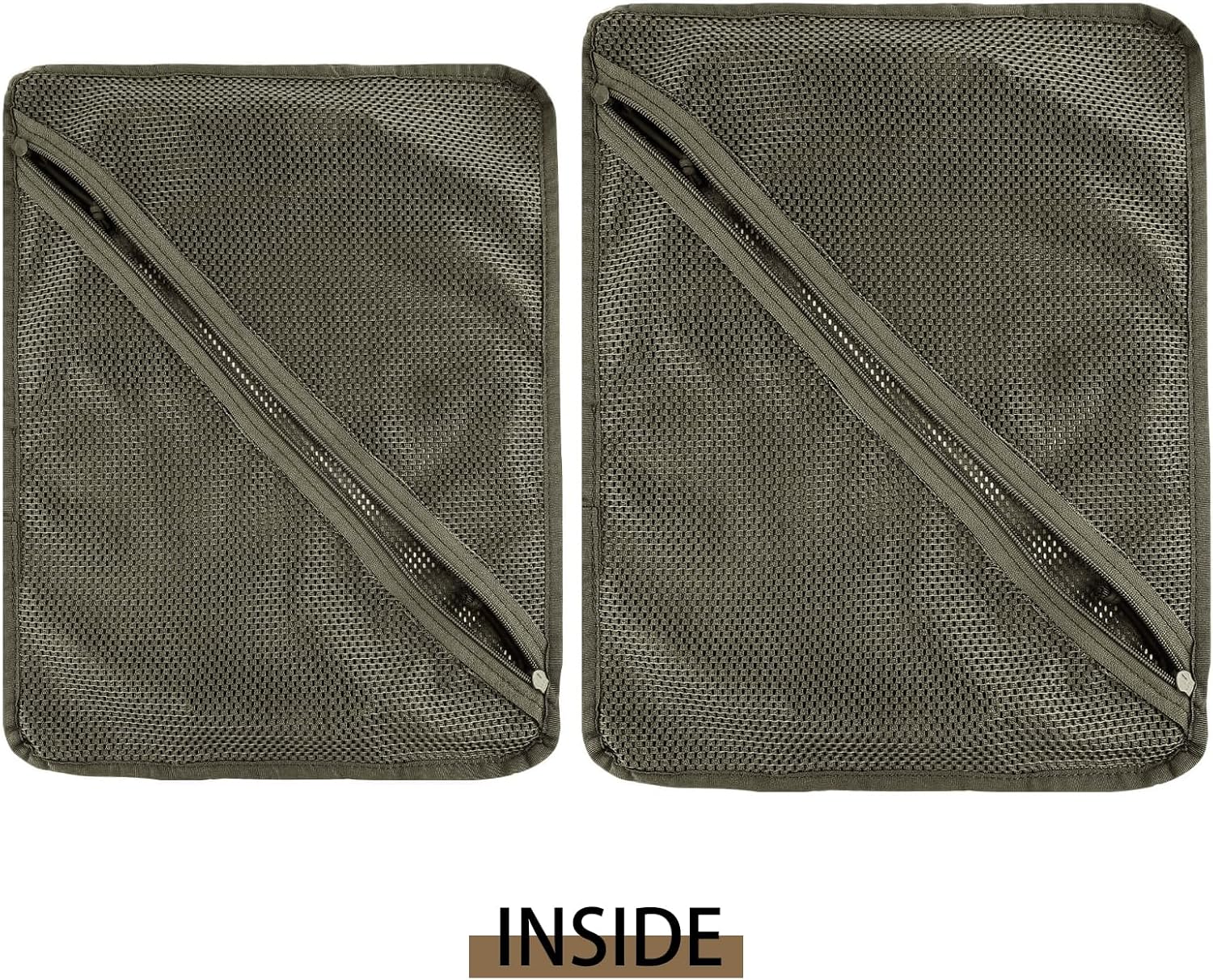 PETAC GEAR Conjunto de bolsa de malla de almacenamiento táctico,Insertar bolsillos modulares de administración de utilidad,Organizador de viaje EDC