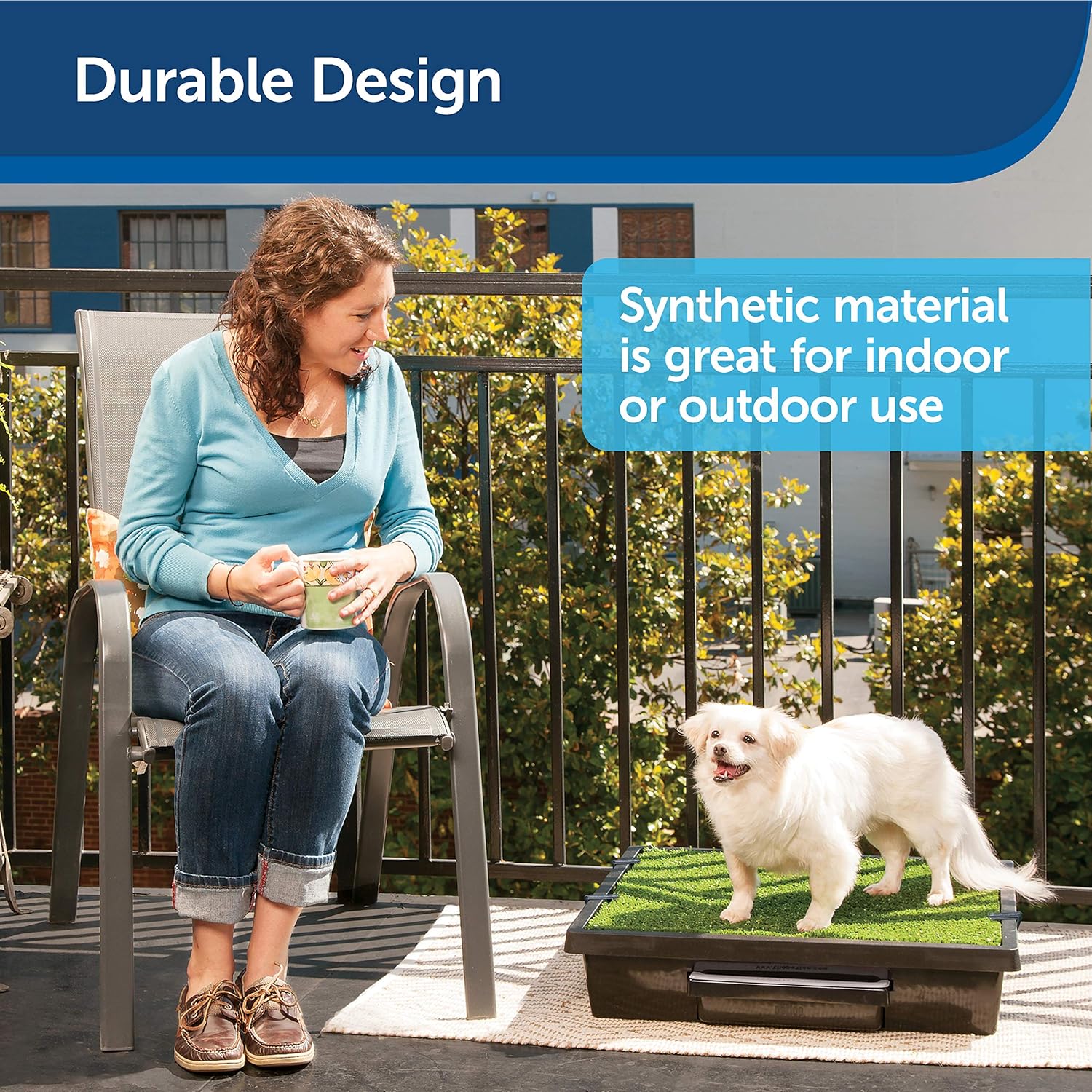 PetSafe Hierba de repuesto para mascotas pequeñas, sistema de entrenamiento portátil para perros para interiores, césped artificial para perros,