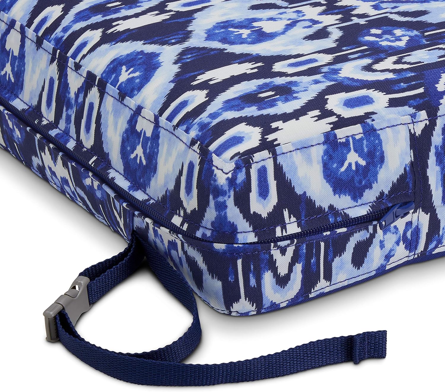 Classic Accessories Vera Bradley by Classic Accessories – Cojín para banco de patio, resistente al agua, 54 x 18 x 3 pulgadas, Ikat Island, cojines