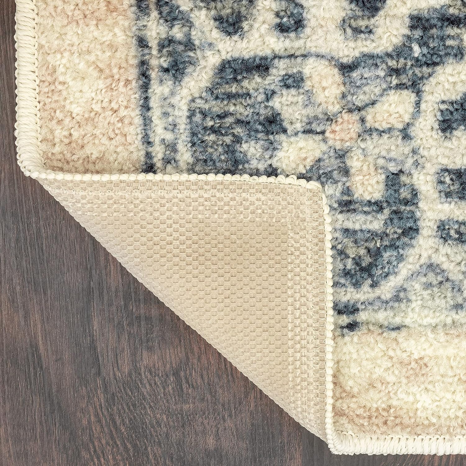 Maples Rugs Caprice – Juego de 2 alfombras de cocina antideslizantes y lavables a máquina fabricadas en Estados Unidos Alfombra bohemia con enrejado