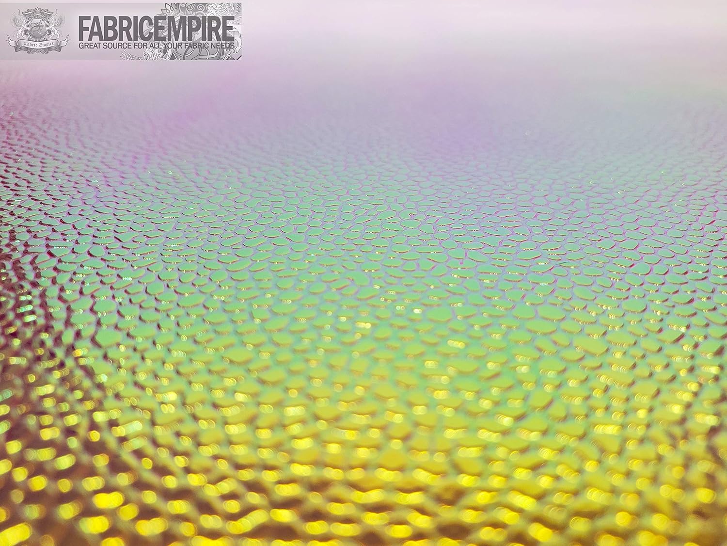Fabric Empire Tapicería de vinilo en relieve holograma holográfico de burbujas holográficas material de tela brillante cobre 54 pulgadas de ancho