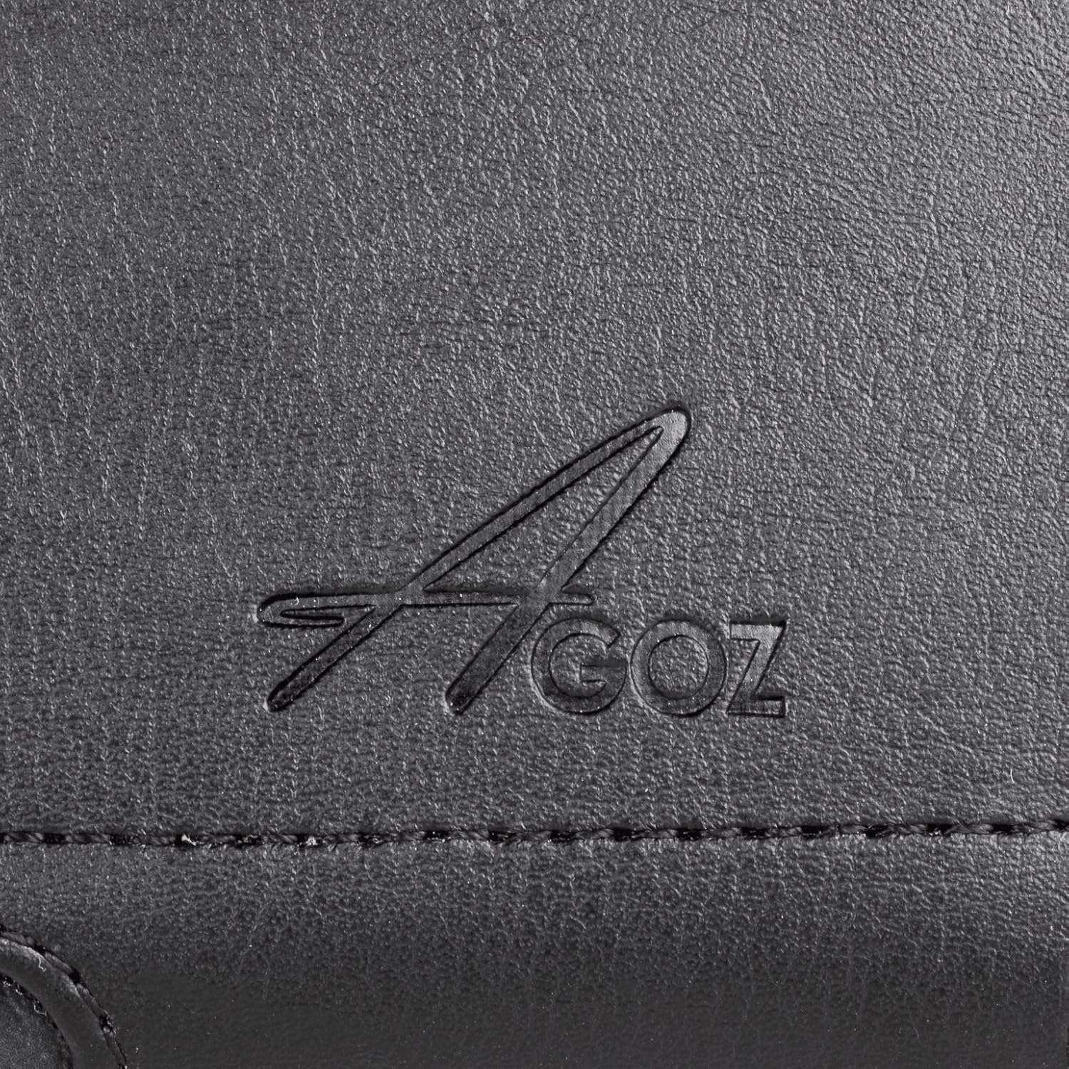 AGOZ Funda de piel prémium para Apple iPhone SE 2022, SE 2020, 8, 7, 6S, 6 con clip para cinturón, trabillas y cierre magnético (para adaptarse a