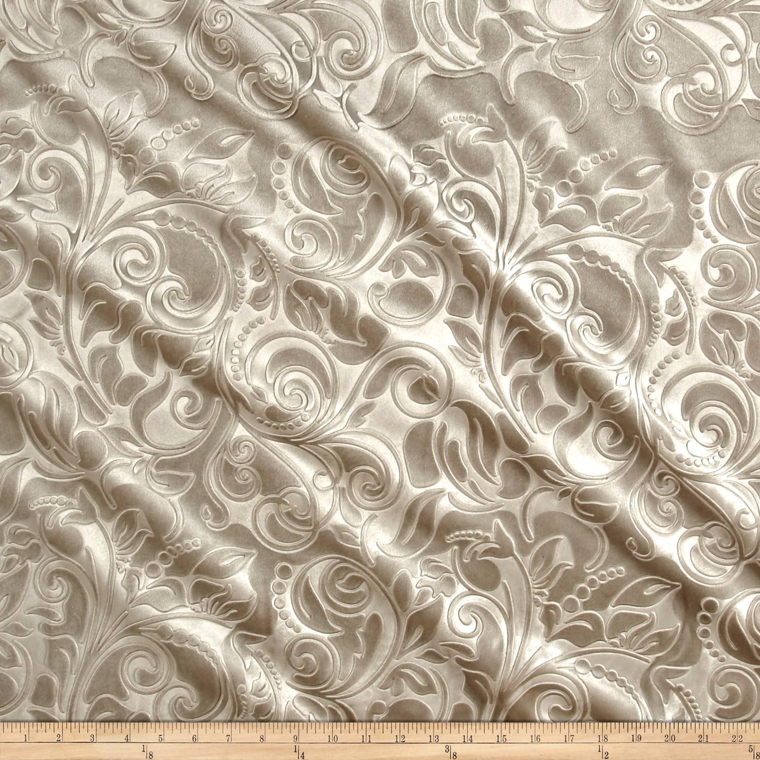 Unique Quality Fabrics – Pergamino de terciopelo en relievebrocado  Tela para tapizar muebles, almohadas, manteles, manualidades, costura, drapeado