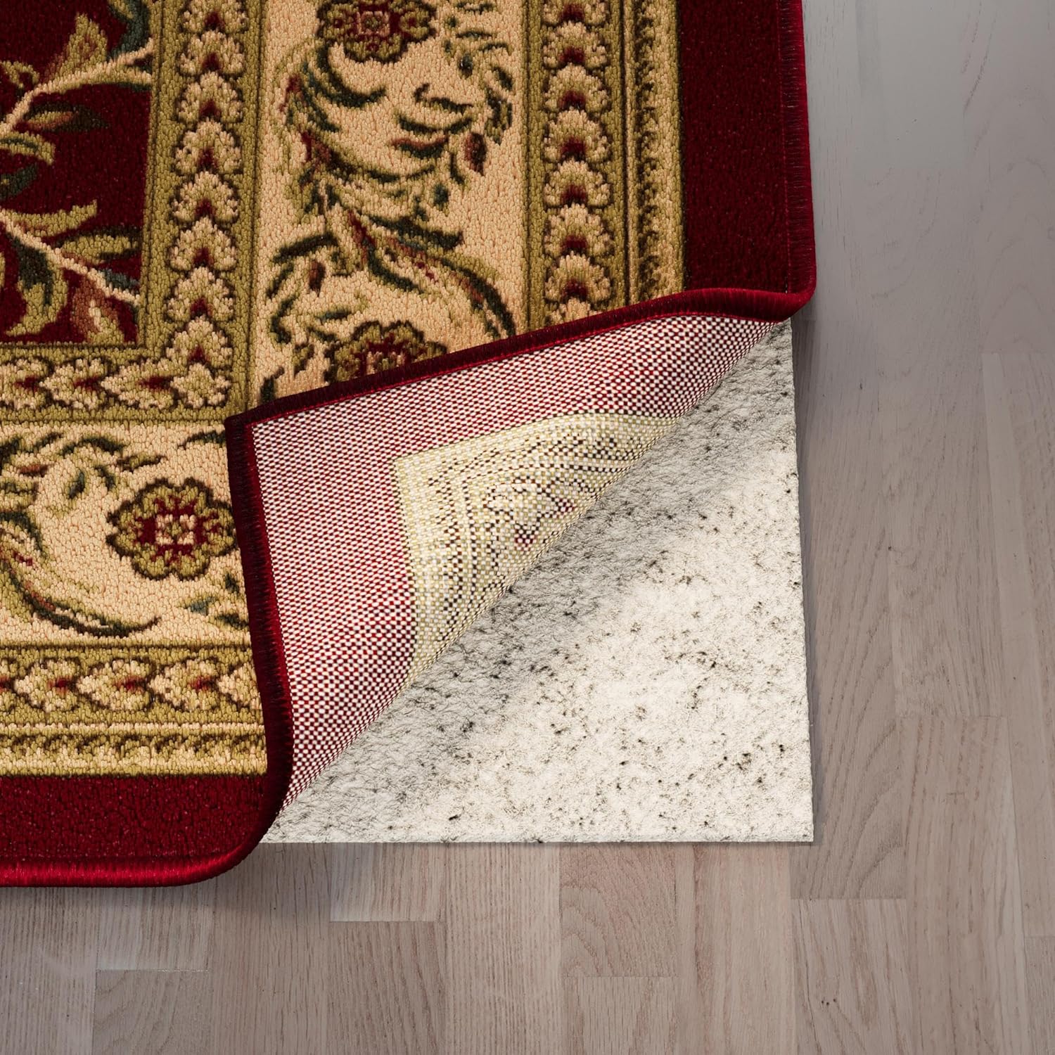 Ottomanson Almohadilla antideslizante para alfombra con agarre de 2 pies 6 pulgadas x 13 pies 11 pulgadas de grosor, protección para cualquier