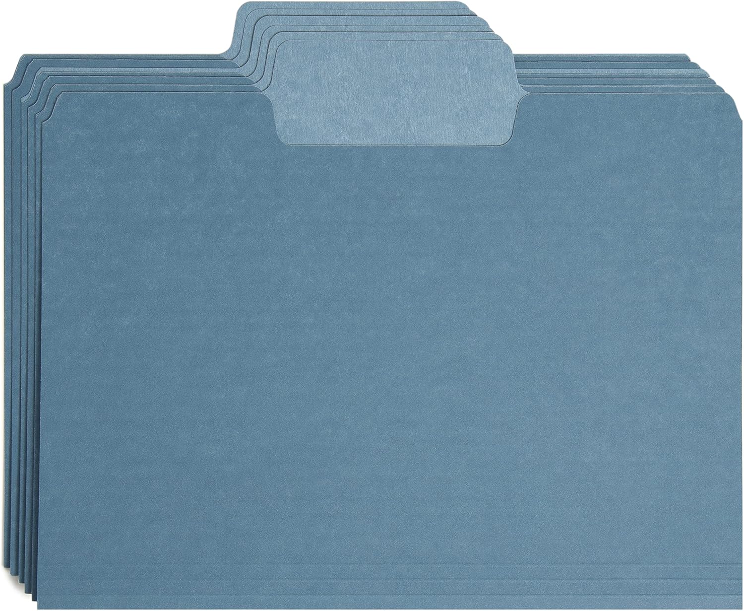 U Brands Juego de carpetas de archivos, suministros de oficina, con súper pestañas, certificado FSC, 48 unidades