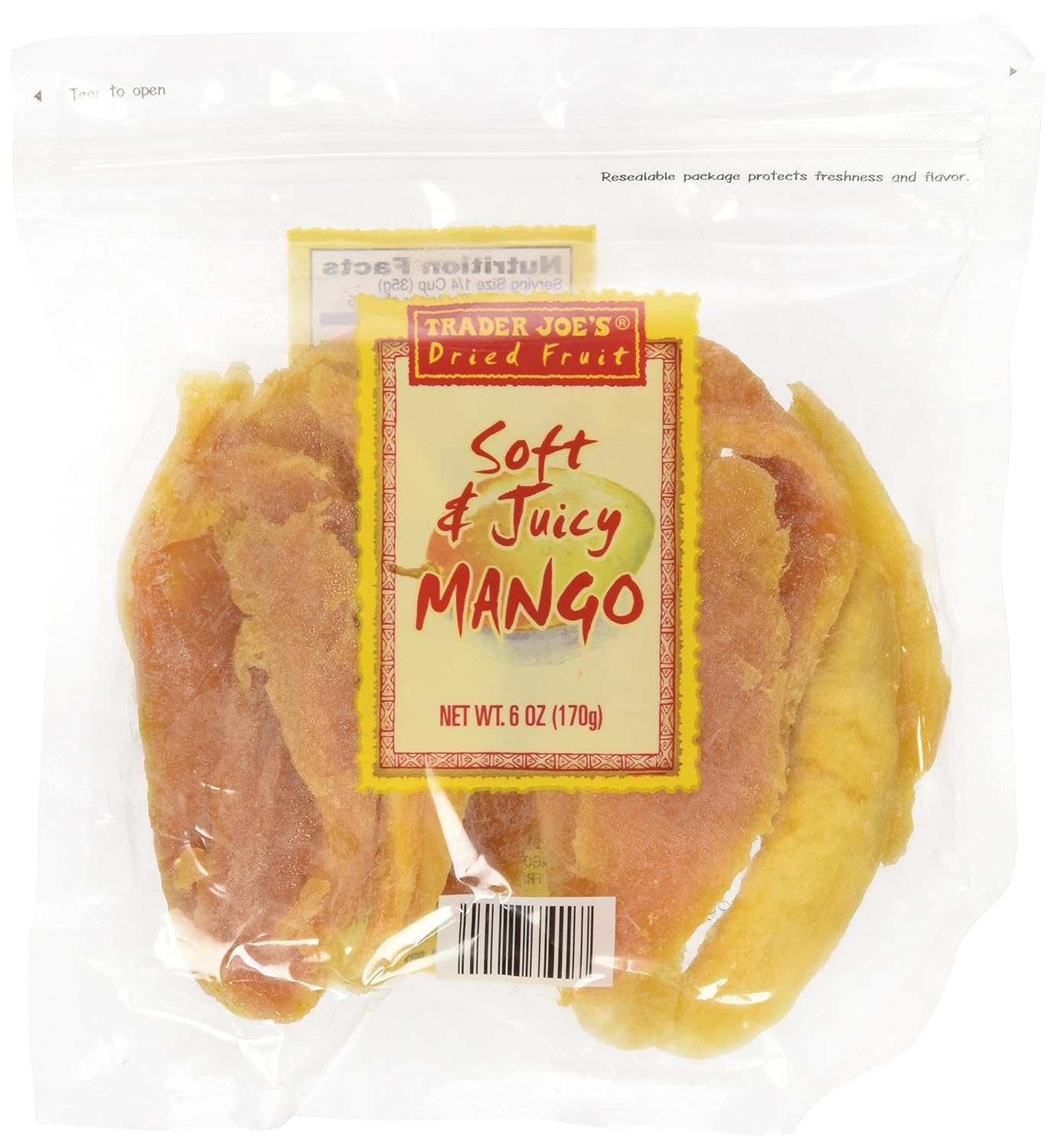 Trader Joe’s – Mango suave y jugoso de frutas secas (paquete de 3)
