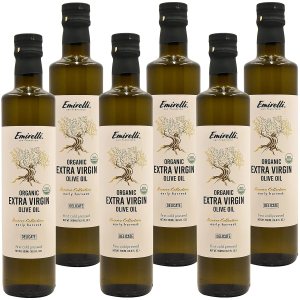 Emirelli Aceite de oliva virgen extra orgánico, certificado por USDA, rico en polifenoles, primer prensado en frío, cosecha temprana, sabor suave, Emirelli Aceite de oliva virgen extra orgánico, certificado por USDA, rico en polifenoles, primer prensado en frío, cosecha temprana, sabor suave,