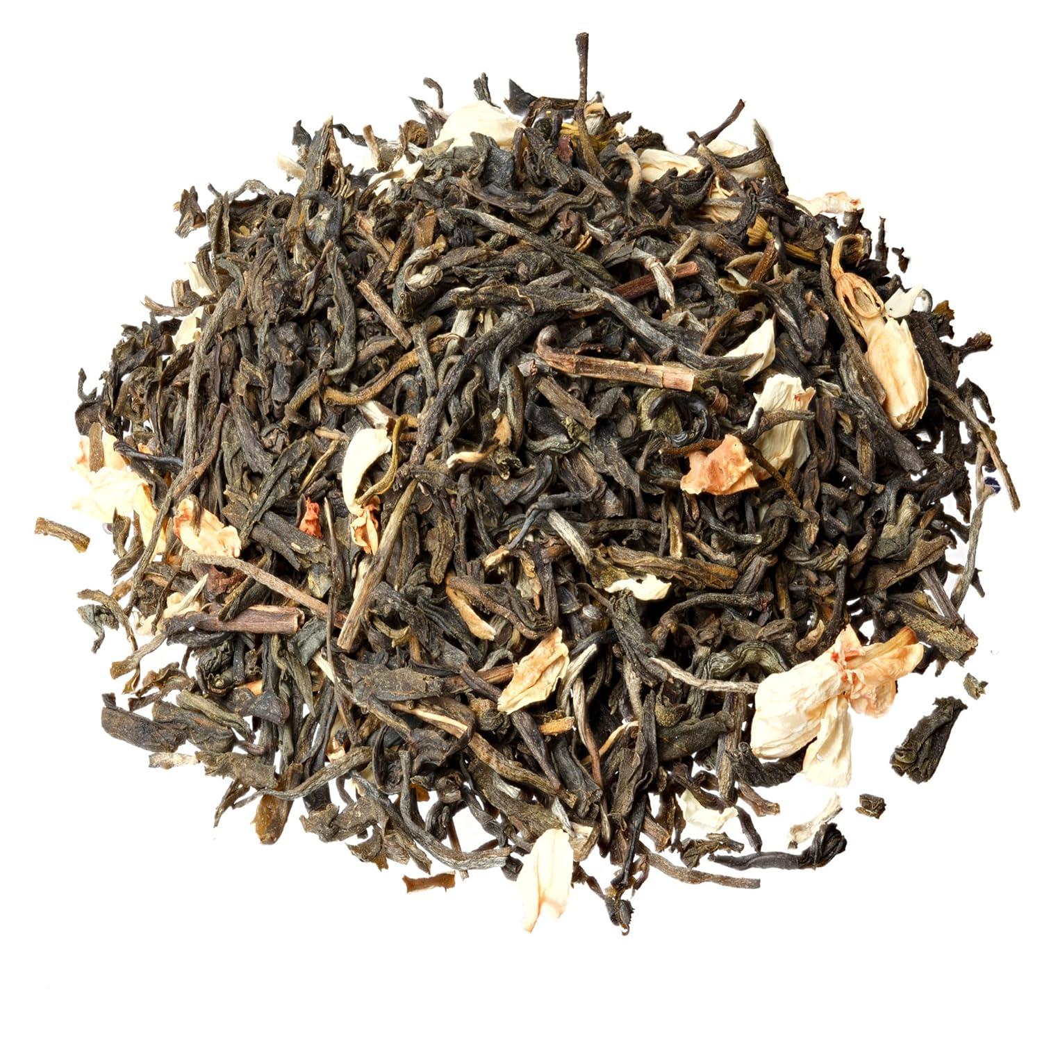 Teabalmy Té verde jazmín  Té verde de hoja suelta  Té verde jazmín  Hoja suelta natural súper antioxidante apoyo a la salud general (J2239) 1.75