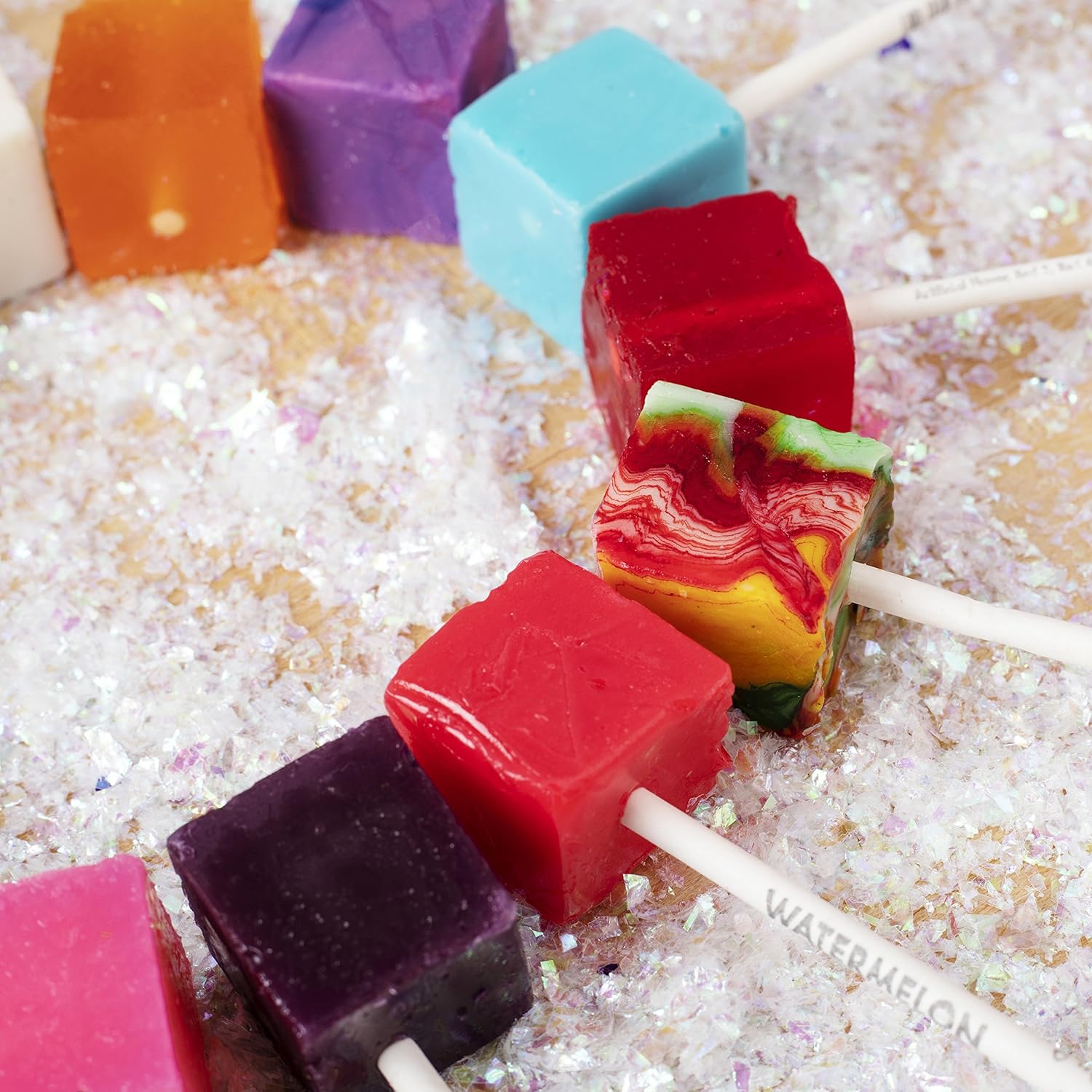 Espeez – Paletas clásicas de cubo Paletas de caramelo a granel, para cumpleaños, bufet de caramelos, bodas, decoraciones, despedidas de soltera y