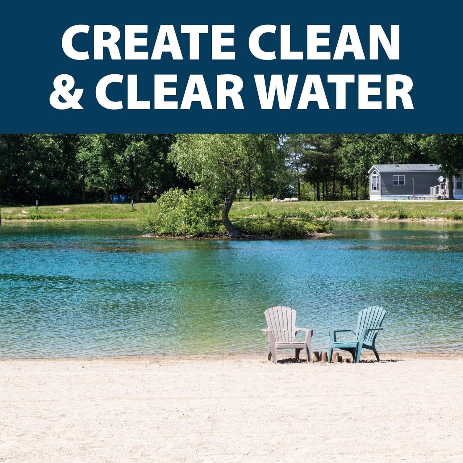 Airmax PondClear Packets, tratamiento clarificador de bacterias beneficiosas y enzimas con Ecoboost PRx, Clear & Clean Pond & Lake Water, seguro