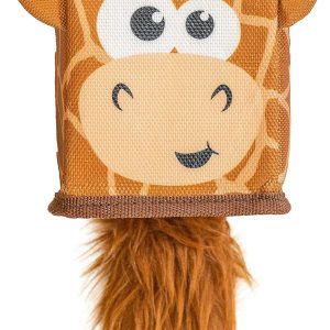 Outward Hound Fire Biterz Cubez Brown Giraffe Squeaky Ballistic Firehose Dog Toy Outward Hound Fire Biterz Cubez Brown Giraffe Squeaky Ballistic Firehose Dog Toy