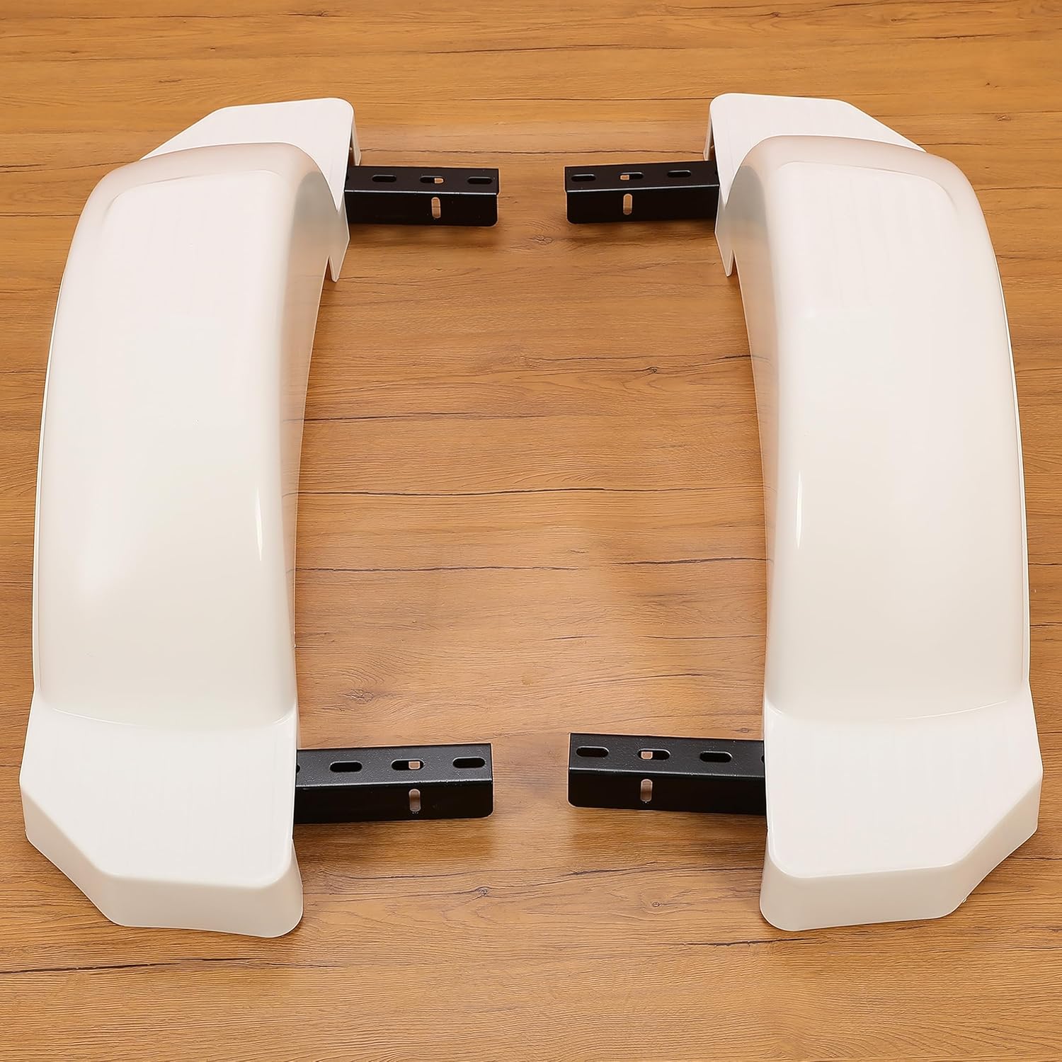 ECOTRIC – 2 guardabarros de un eje único para utilización en remolques de 13 pulgadas y con ruedas y faldón, que es apto para uso en Fulton