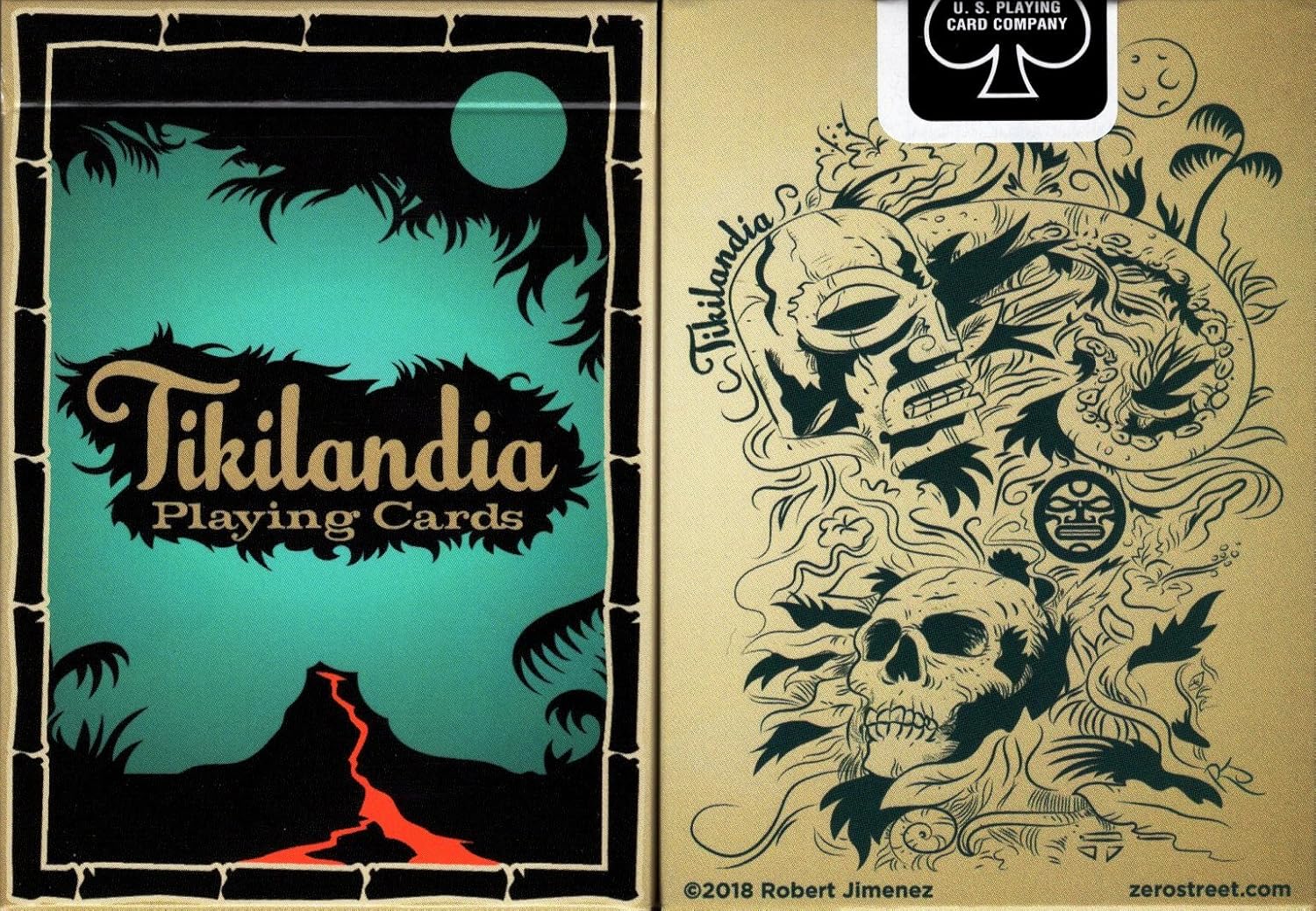 Tikilandia Naipes Poker Tamaño Deck USPCC Edición Limitada Personalizada