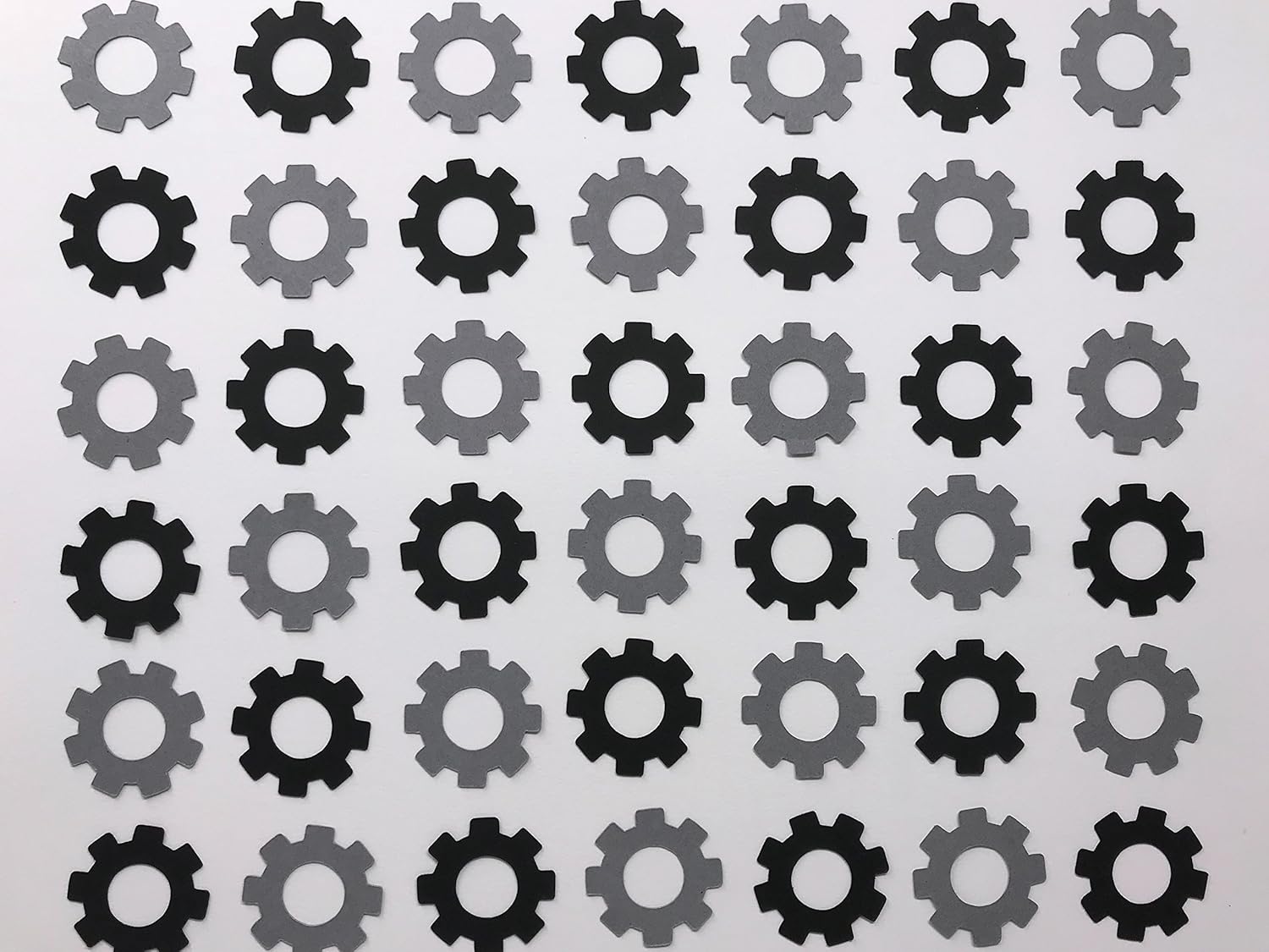 Gear Confetti – Robot Party Confetti – Robot Birthday Party – Mechanical Decorations – Mechanical Birthday Party – Robot Baby Shower Decorations –