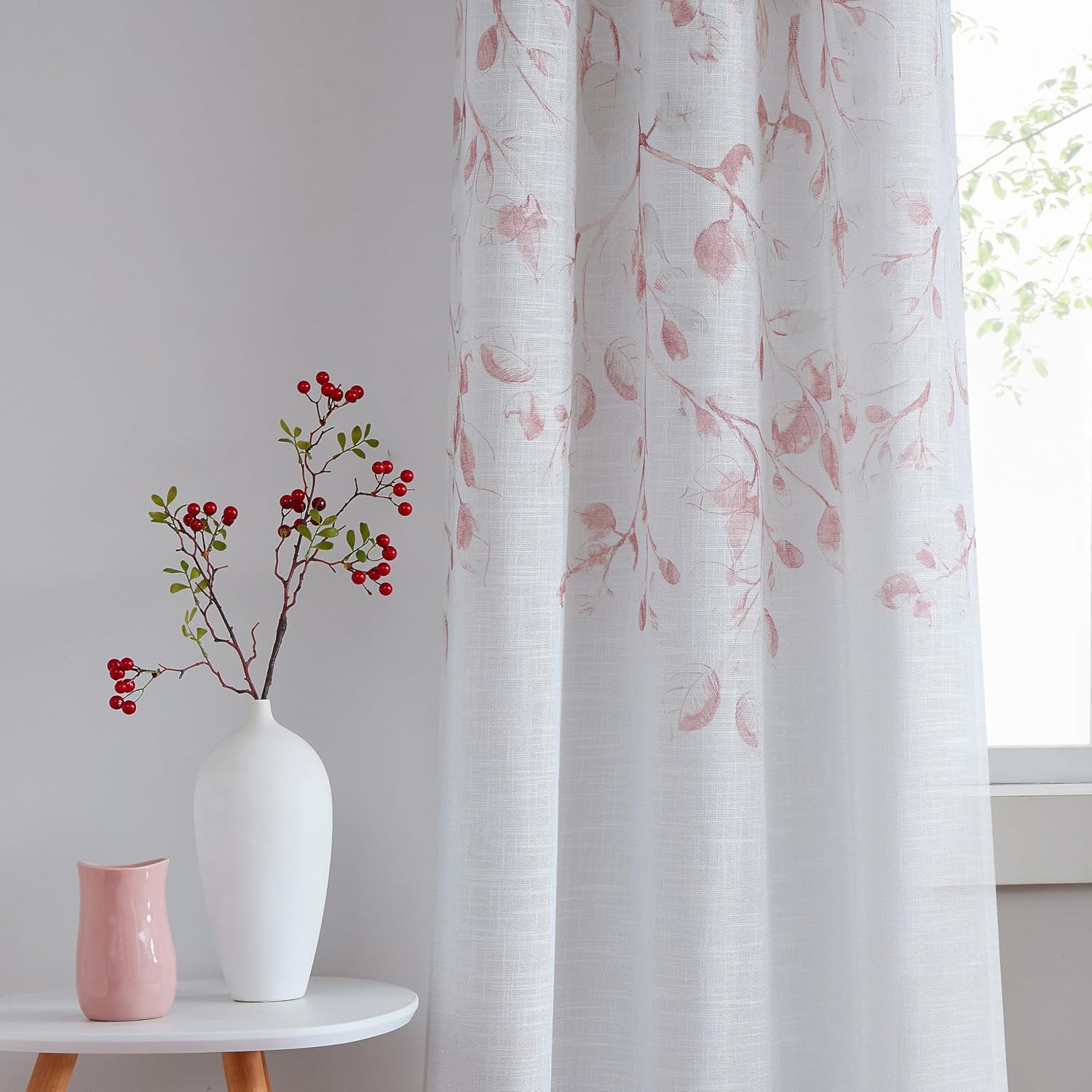 Central Park – Cortinas con diseño de hojas