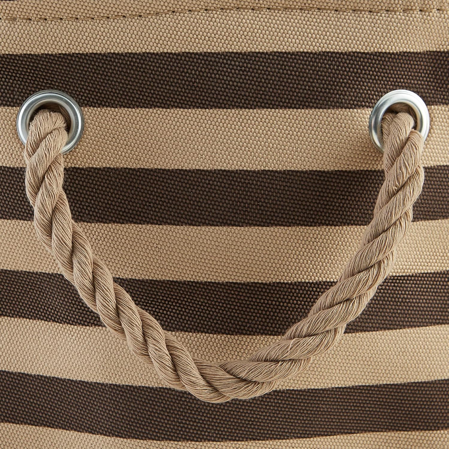 Bone Dry – Colección de almacenamiento para mascotas, canasta a rayas con parche de huella de pata
