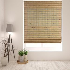 Arlo Blinds – Persianas romanas de bambú, sin cable Arlo Blinds – Persianas romanas de bambú, sin cable