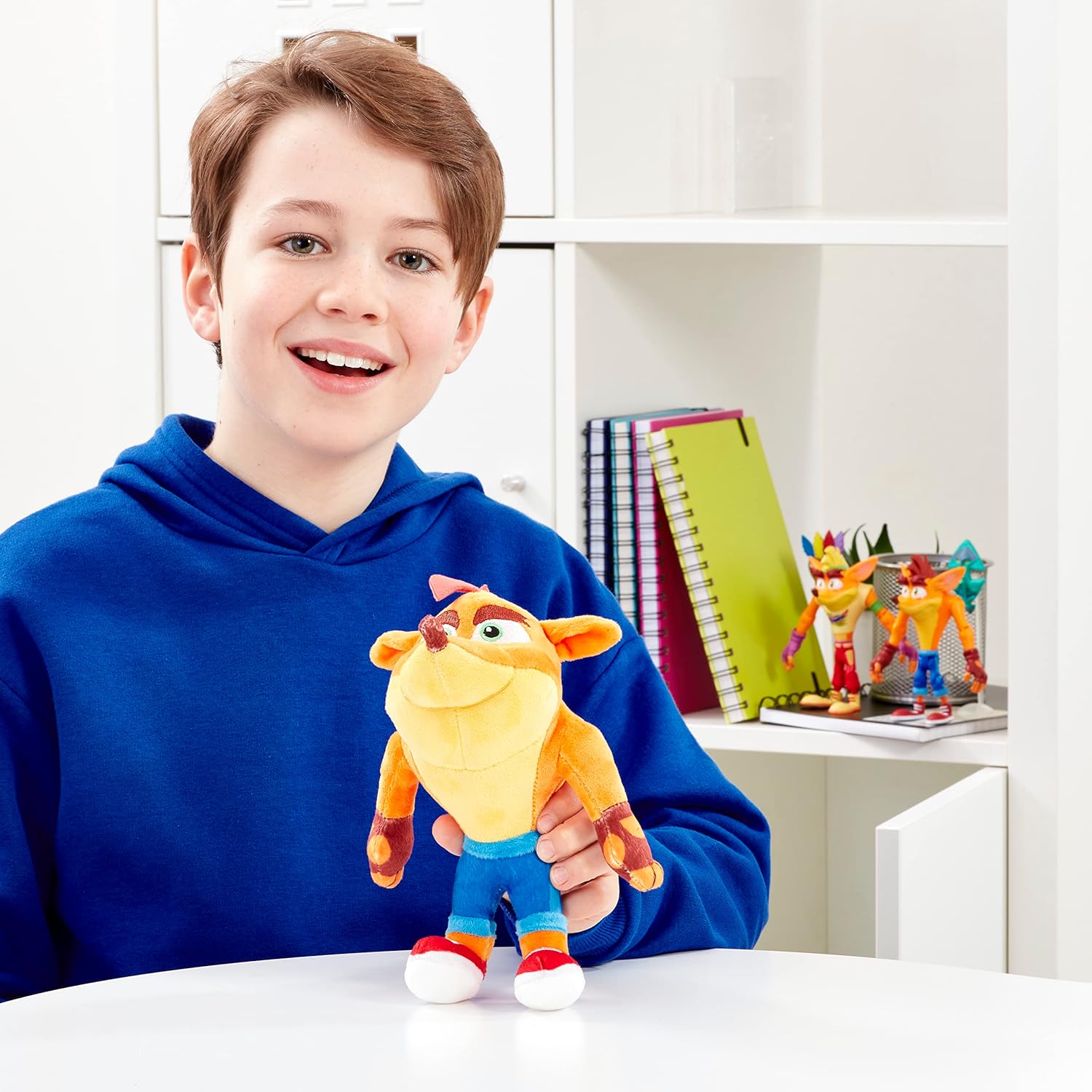 Crash Bandicoot Bandai – Juguete de peluche  Juguete suave coleccionable de 5.9 in  Juguetes de peluche para niñas y niños para fanáticos de los