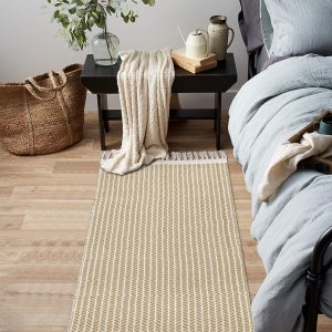 Lanffia Alfombra de pasillo de cocina estilo bohemio de 2 x 4.3 pulgadas, lavable de algodón con borlas, alfombra pequeña para entrada, fregadero, Lanffia Alfombra de pasillo de cocina estilo bohemio de 2 x 4.3 pulgadas, lavable de algodón con borlas, alfombra pequeña para entrada, fregadero,