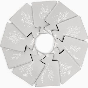 Juego de 10 enfriadores de latas de boda de cerveza – Recuerdos de boda para invitados – Decoraciones de despedida de soltera – Cena de ensayo de Juego de 10 enfriadores de latas de boda de cerveza – Recuerdos de boda para invitados – Decoraciones de despedida de soltera – Cena de ensayo de