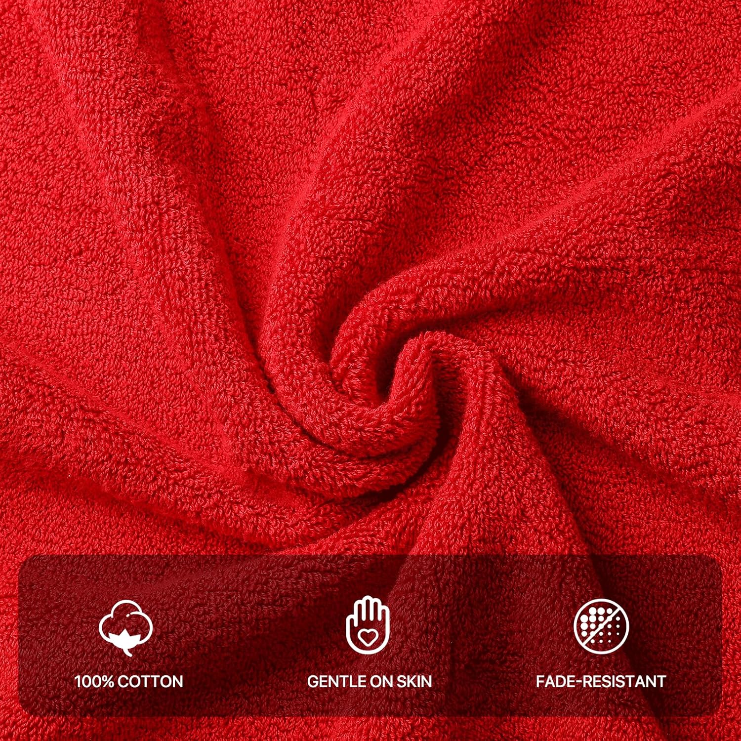 MoNiBloom Juego de 11 toallas de baño 100% algodón para baño, hogar, spa, gimnasio, ducha, contiene 1 toalla de baño de 27 x 54 pulgadas, 2 toallas