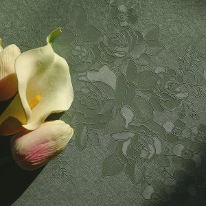 Dimoon Papel tapiz de 78.7 x 17.3 pulgadas, papel tapiz grueso en relieve de flores para despegar y pegar, papel de contacto verde floral, papel de Dimoon Papel tapiz de 78.7 x 17.3 pulgadas, papel tapiz grueso en relieve de flores para despegar y pegar, papel de contacto verde floral, papel de