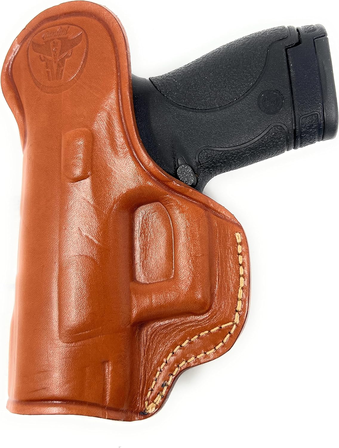 Cardini Leather USA – Funda de piel ultrasuave para pistola IWB – Fundas de transporte ocultas – para Glock 26, 27, 33, Springfield XD 3 Sub
