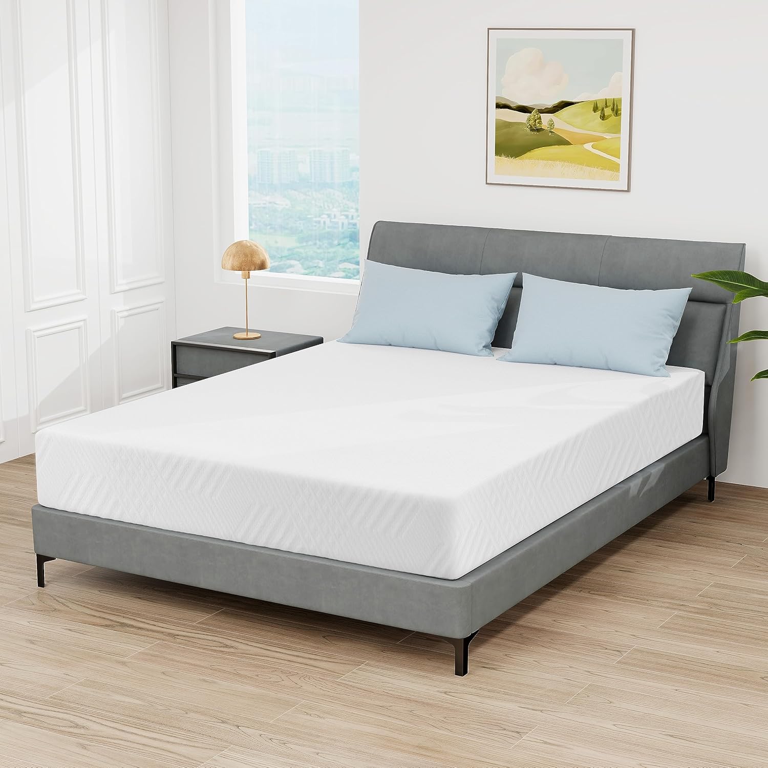 Colchón Queen, prueba de sueño de 100 noches, garantía limitada de 10 años, colchones de cama tamaño Queen de 81012 pulgadas en una caja, espuma