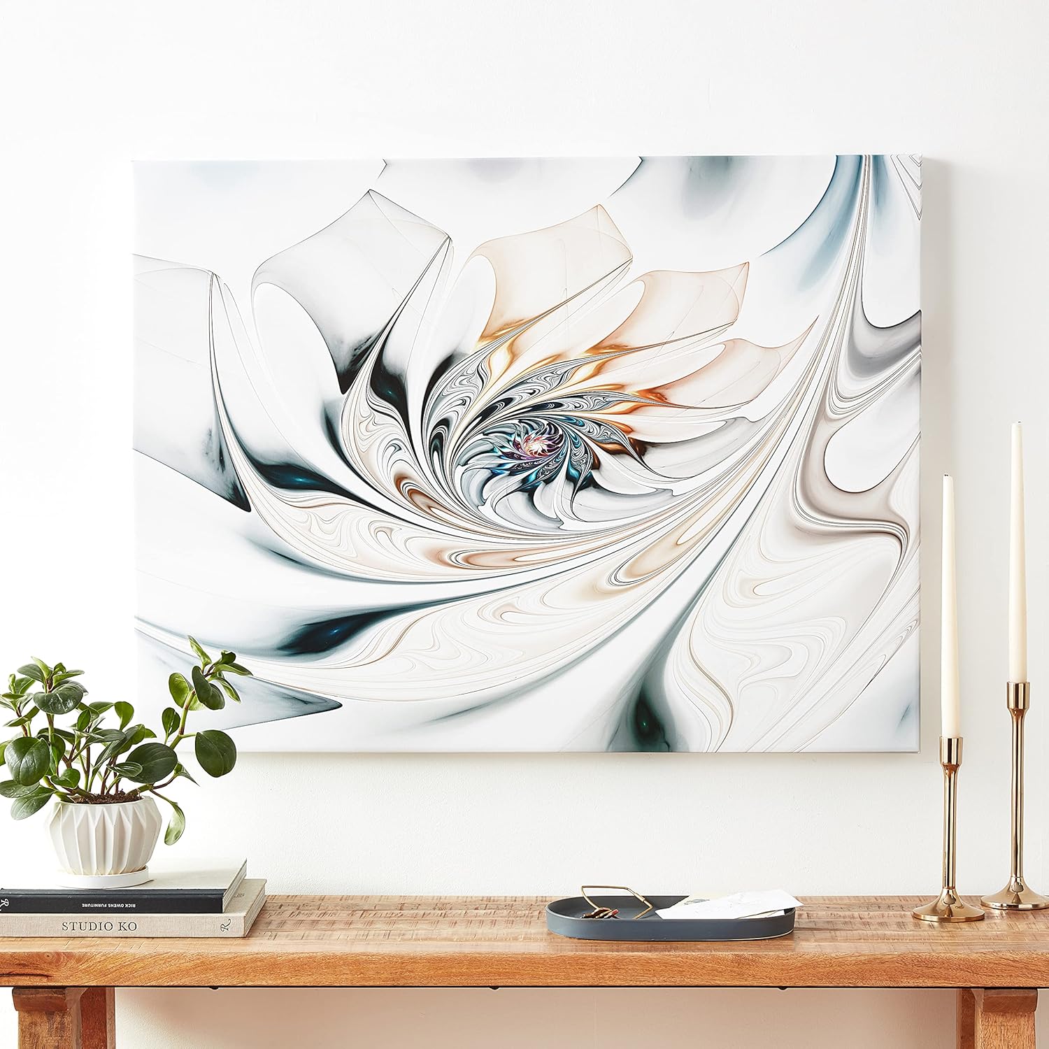 Design Art Lienzo decorativo para pared, diseño floral, 30 x 40 pulgadas