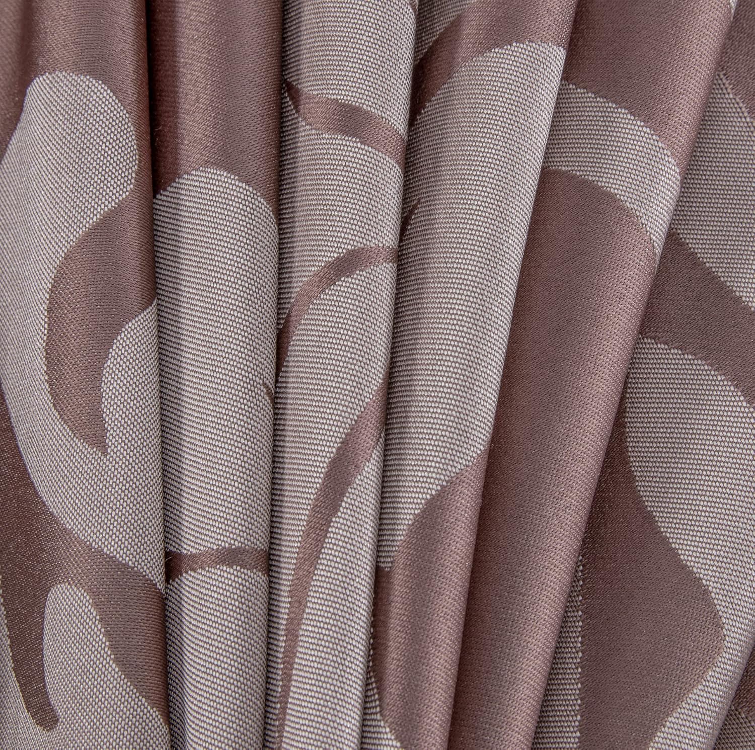 Chezmoi Collection Juego de edredón floral jacquard de 7 piezas (King, Woodrosegris)