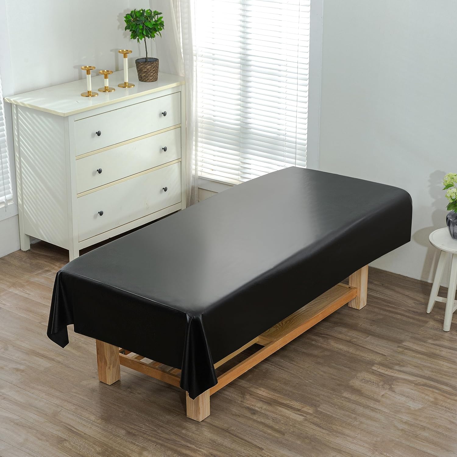 WenBags Sábanas de mesa de masaje duraderas de PVC, impermeable y a prueba de aceite, cubierta de protección para cama de masaje, sábanas de spa