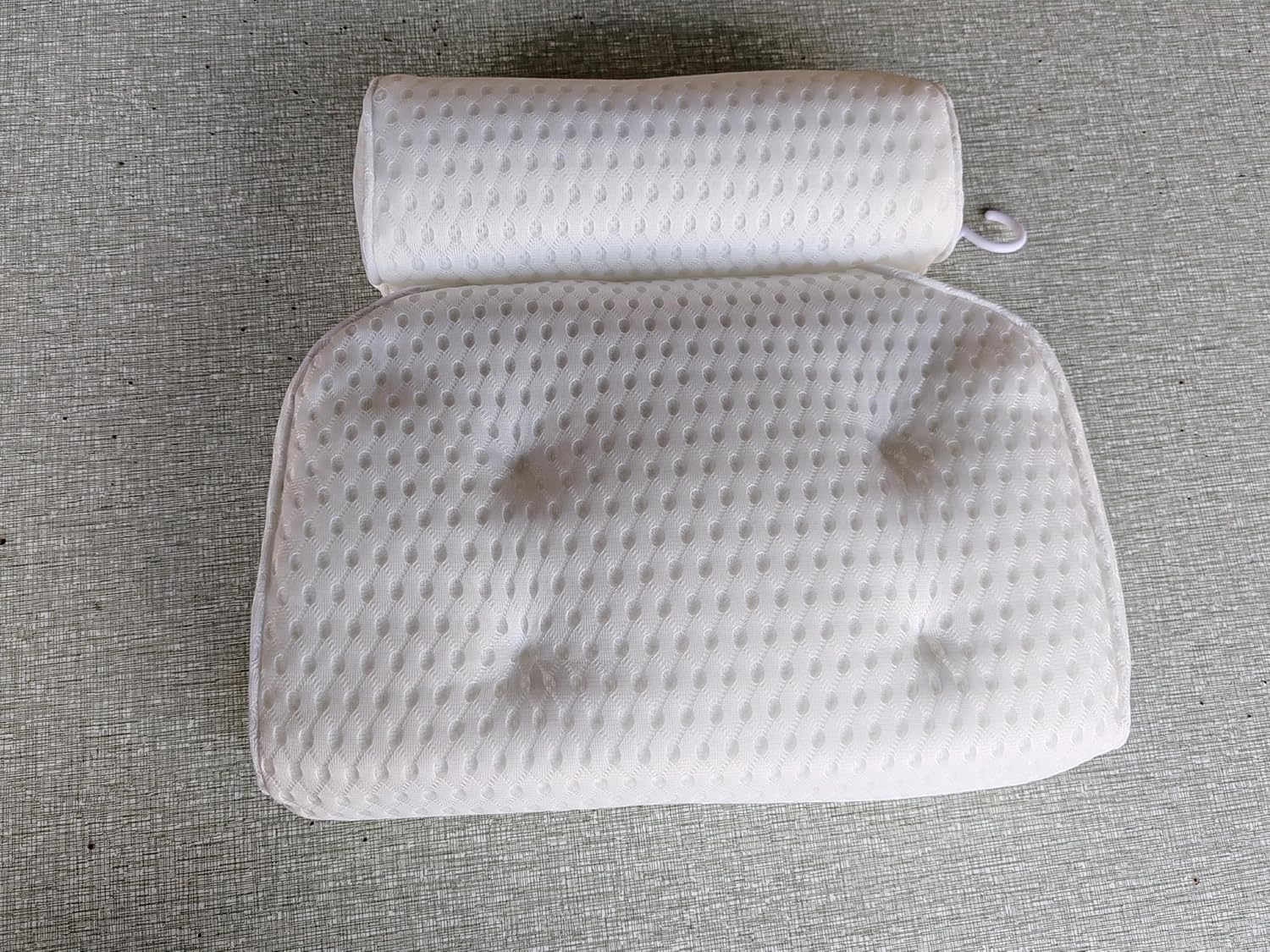 Almohada de baño para bañera, almohada de bañera, almohadas de baño para soporte de cuello y espalda de bañera, reposacabezas impermeable de fuerte