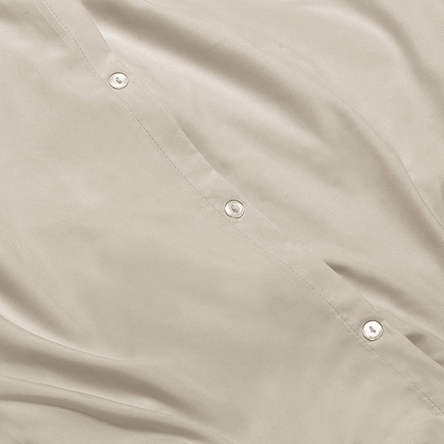 Elegant Comfort 3 Piece Pinch-Pleated Button Closure, Wrinkle-Resistant Ultra-Soft Microfiber Duvet Cover Set, Luxurious Pintuck Décor, FullQueen,