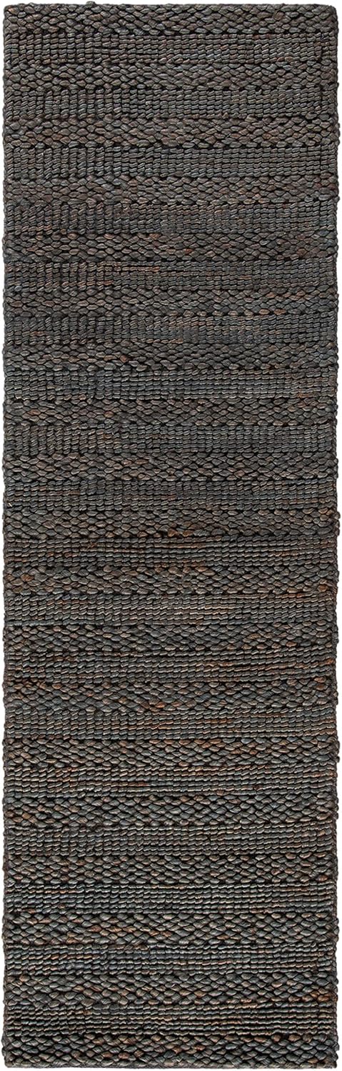 Safavieh NF212A-10 – Alfombra, Yute, Carbón