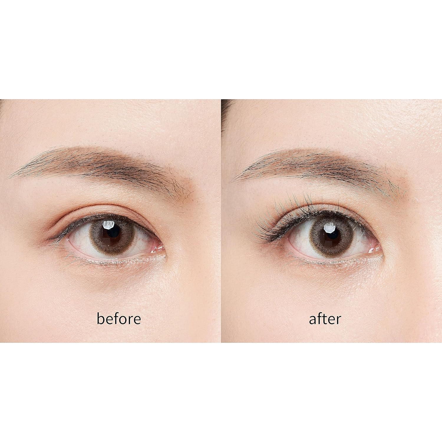 EYLY EYSHY Pestañas postizas naturales, pestañas postizas de ojo de gato, reutilizables, 3D, banda transparente, pestañas esponjosas con pegamento,