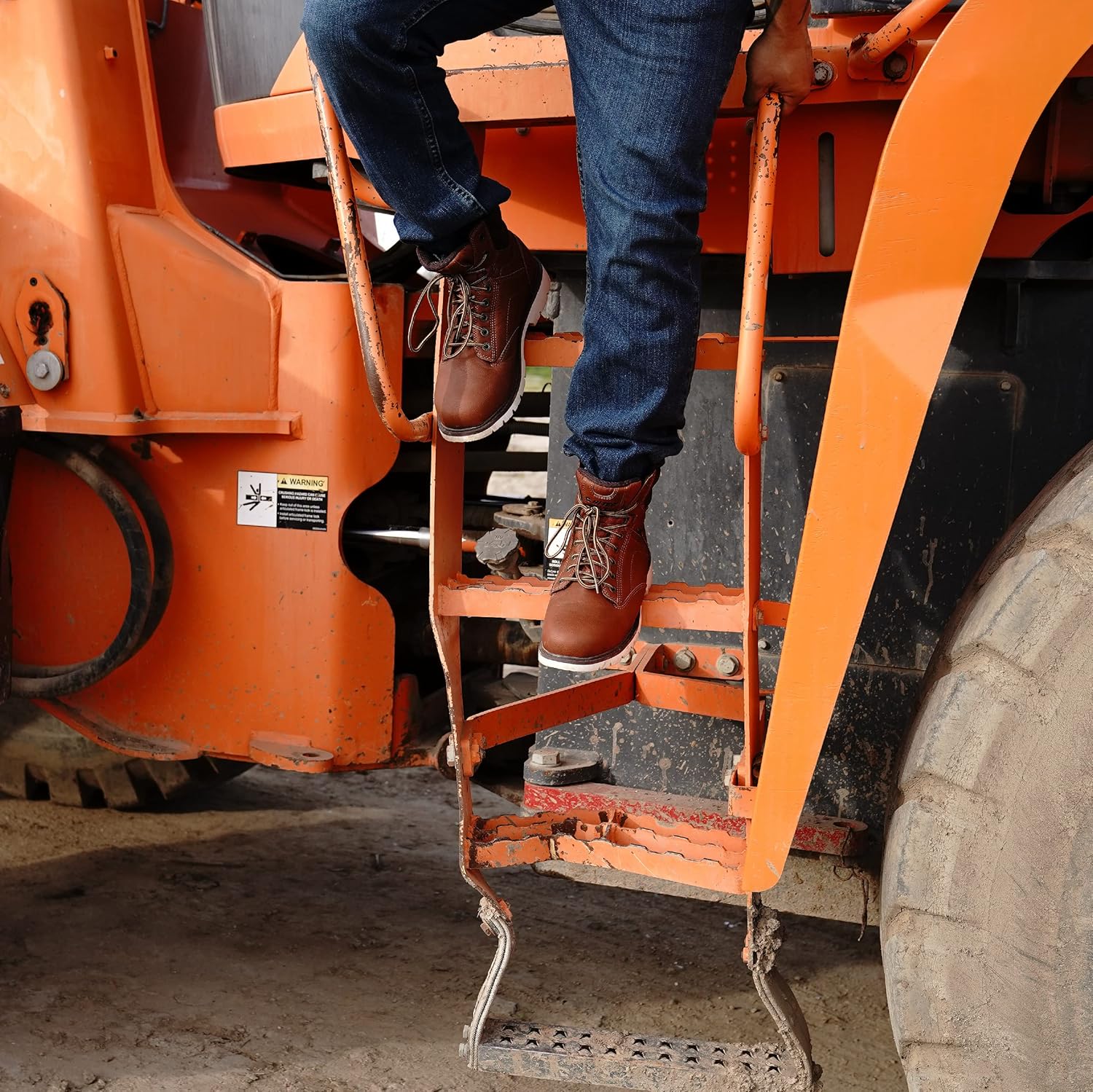 HI-TEC Axel – Botas de trabajo impermeables con punta de acero para hombres, botas industriales y de construcción antideslizantes con puntera de