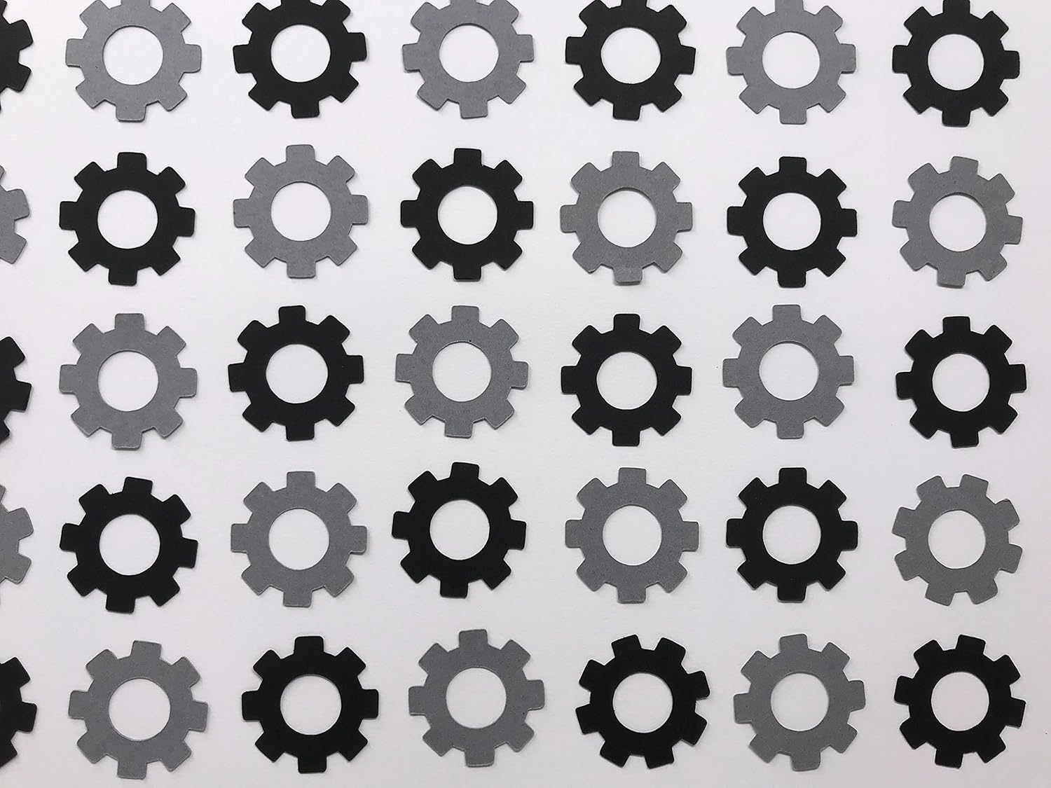 Gear Confetti – Robot Party Confetti – Robot Birthday Party – Mechanical Decorations – Mechanical Birthday Party – Robot Baby Shower Decorations –