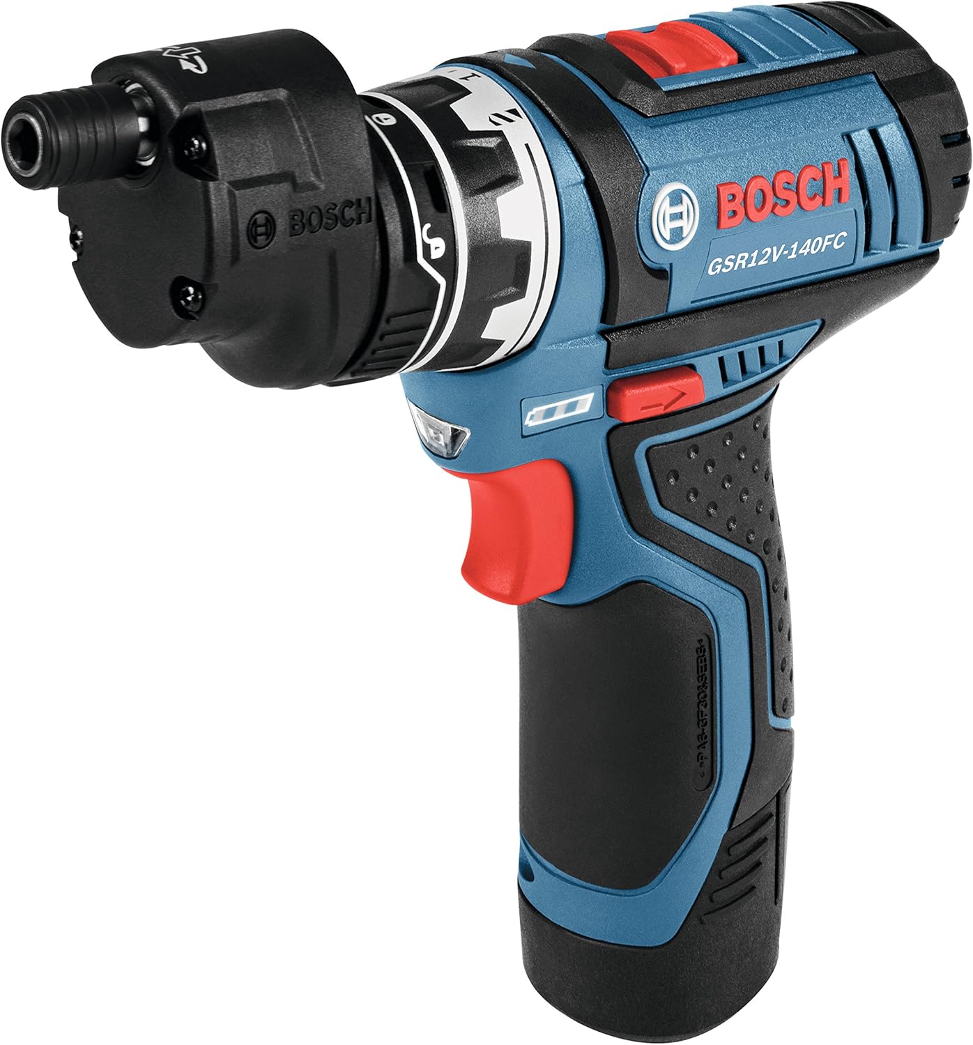 Bosch GSR12V-140FCB22 12V Max Flexiclick 5 en 1 Sistema de taladrodestornillador con 40 piezas de taladro resistente al impacto