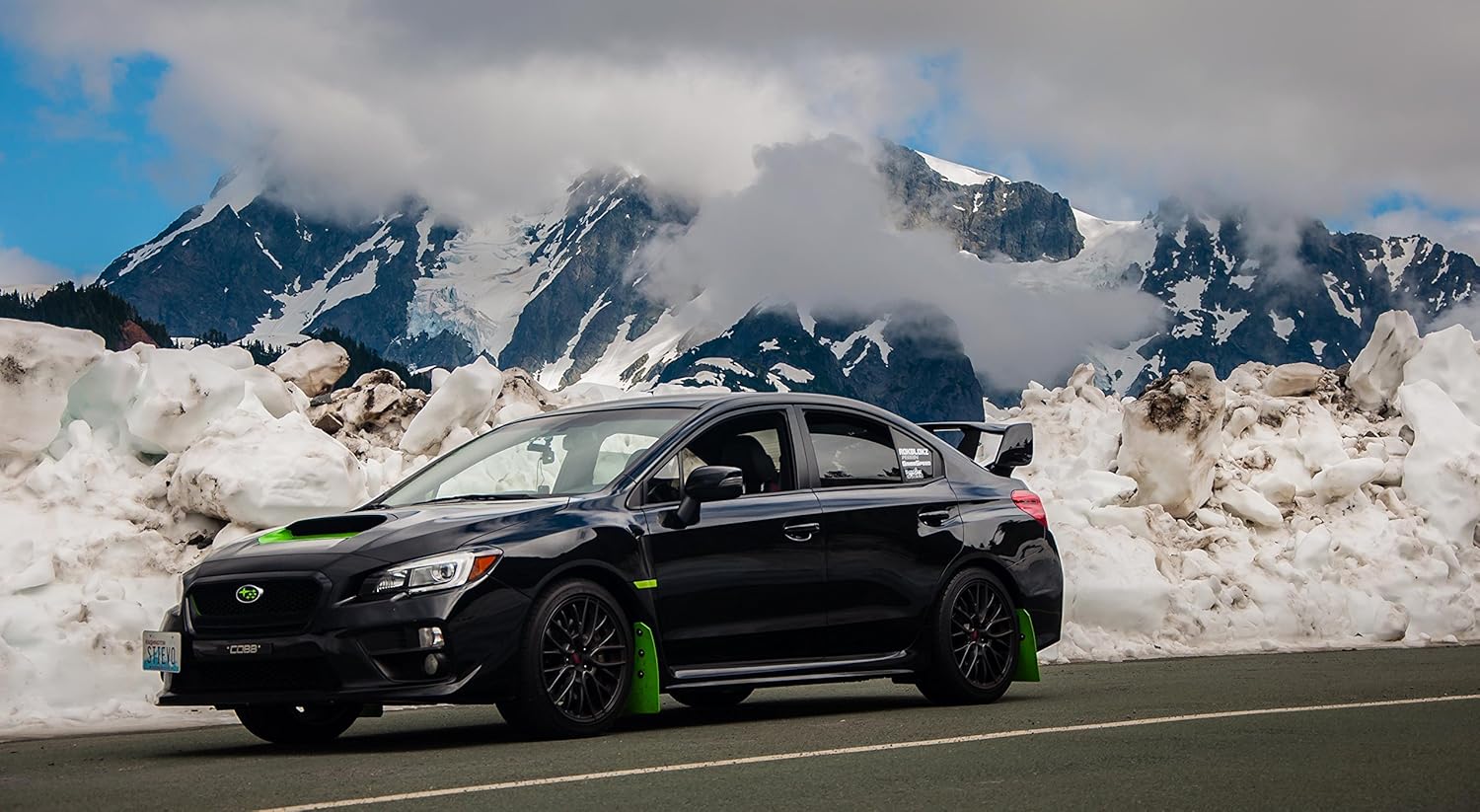 RokBlokz – Salpicaderas para Subaru WRX STI 2015 + – Varios colores disponibles – Incluye todas las herramientras para su instalación, Negro con
