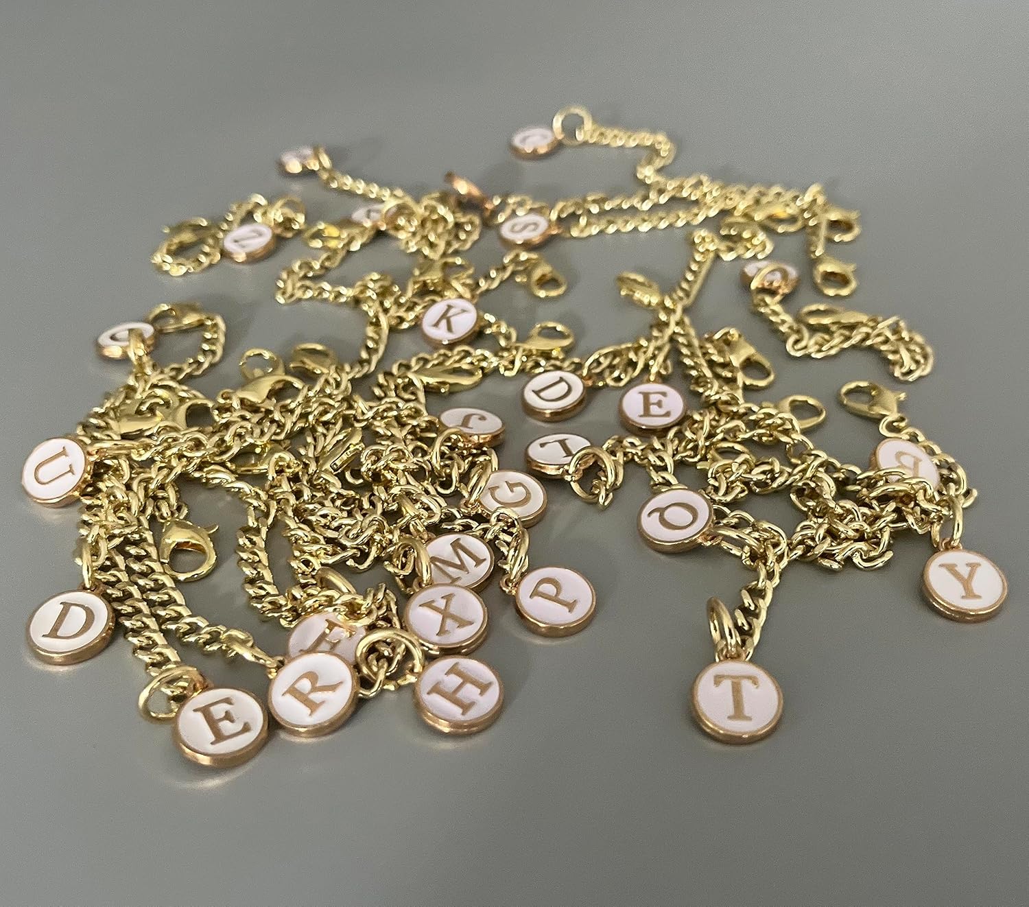 Stanley Cup – 2 piezas de accesorios de letras con nombre de identificación inicial con mango personalizado para vaso Stanley