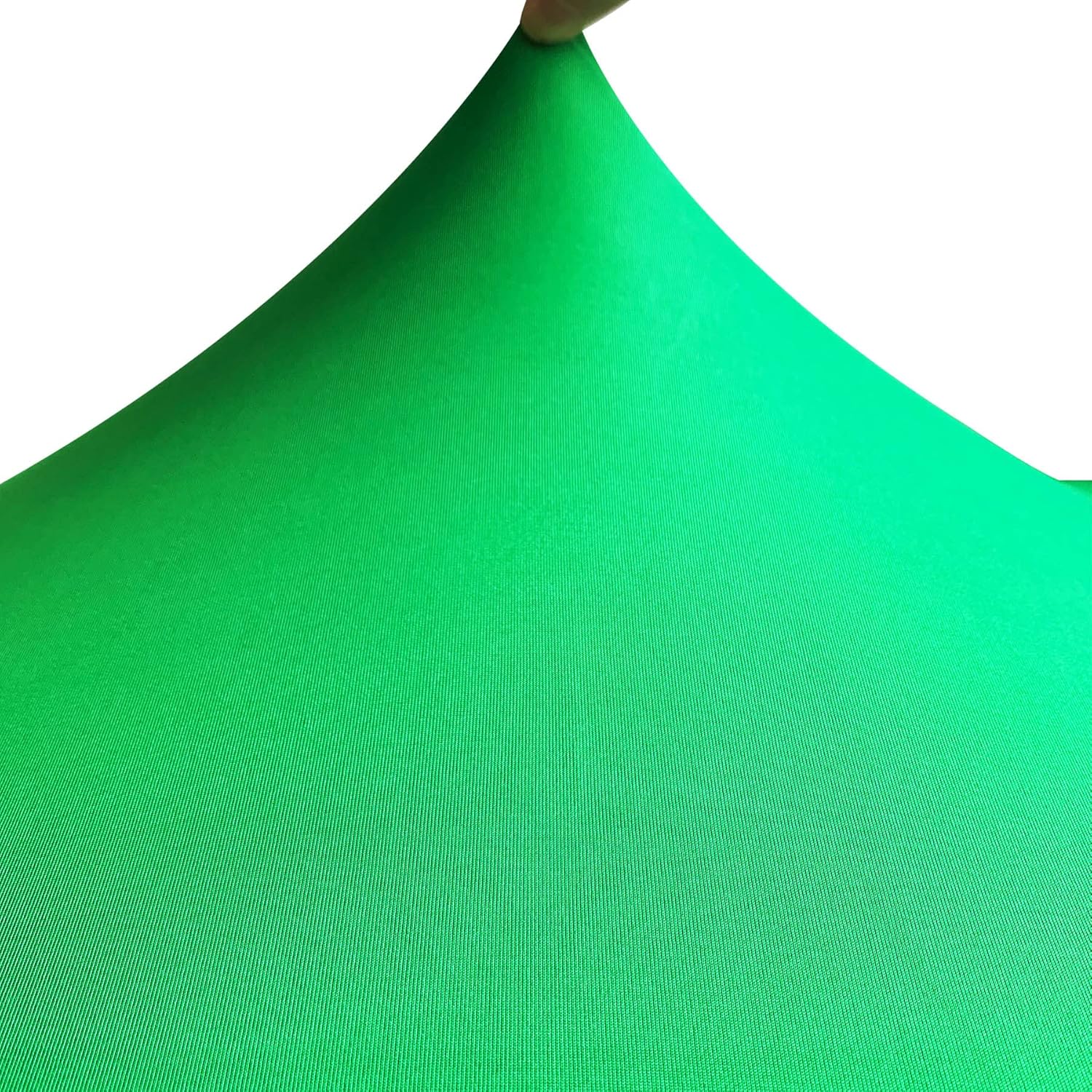 Fundas cuadradas elásticas de elastano para mesa de cóctel, color verde, 34 x 34 pulgadas
