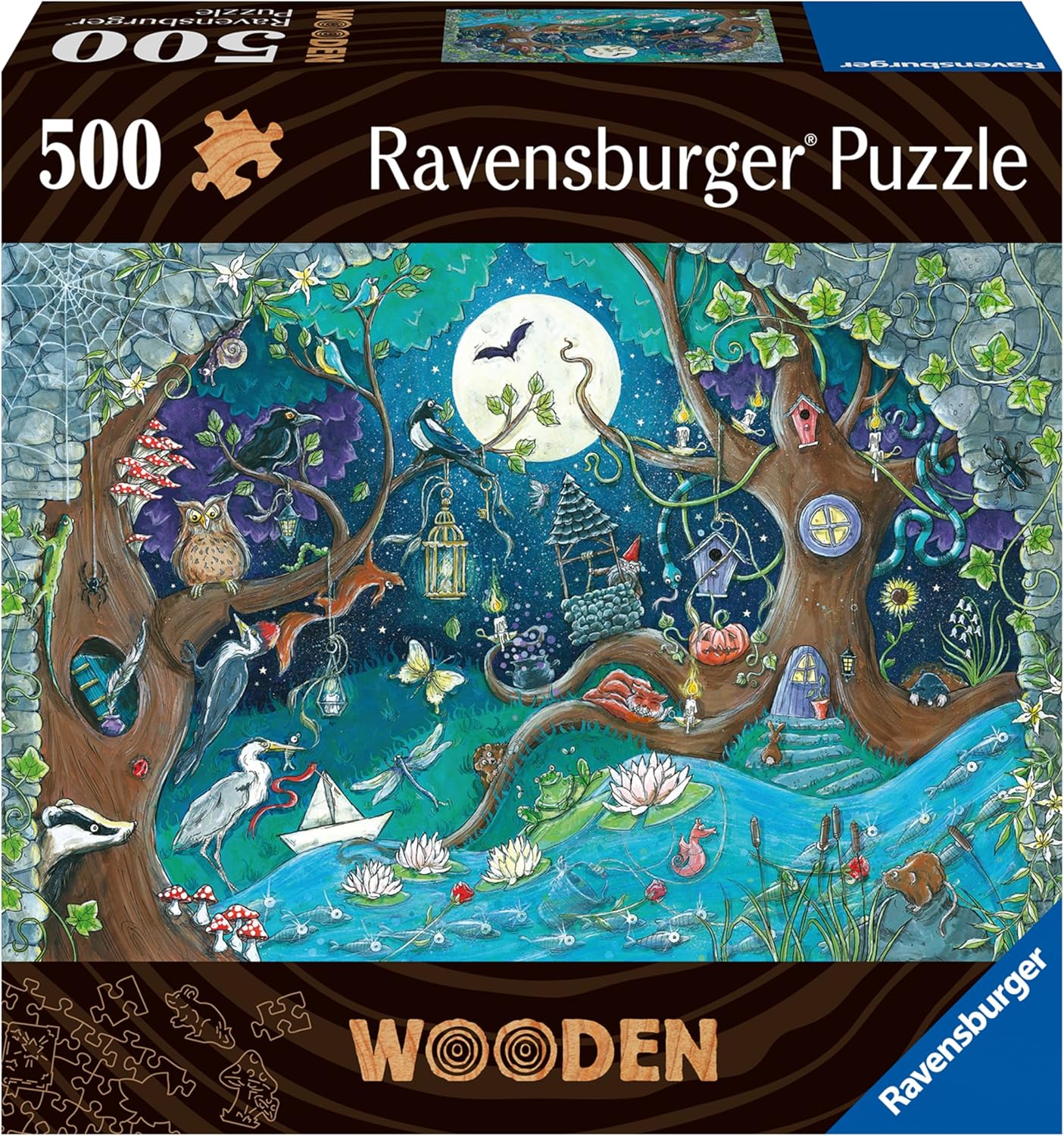 Ravensburger Fantasy Forest – Juego de rompecabezas de 500 piezas para niños, 17516, para adultos a partir de 14 años