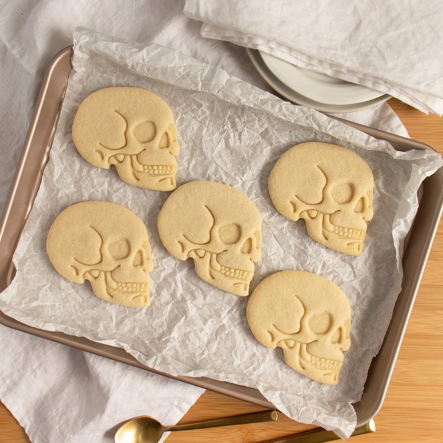 Cortador de galletas Anatómico Cráneo Humano, 1 pieza – Bakerlogy