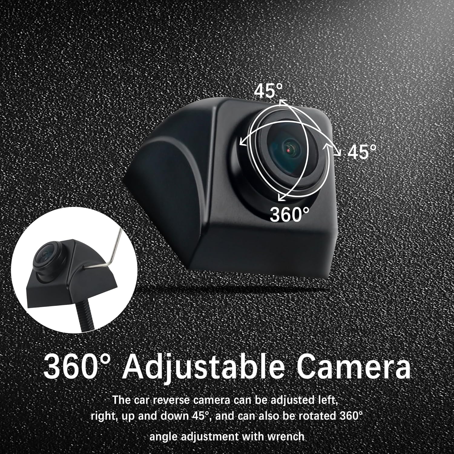 Cámara de respaldo AHD 720P para automóvil, visión nocturna Starlight, gran angular, cámara de marcha atrás para una conducción segura, cámara de