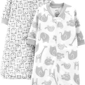 Simple Joys by Carter’s Manta unisex de microforro polar para bebés, paquete de 2 Simple Joys by Carter’s Manta unisex de microforro polar para bebés, paquete de 2