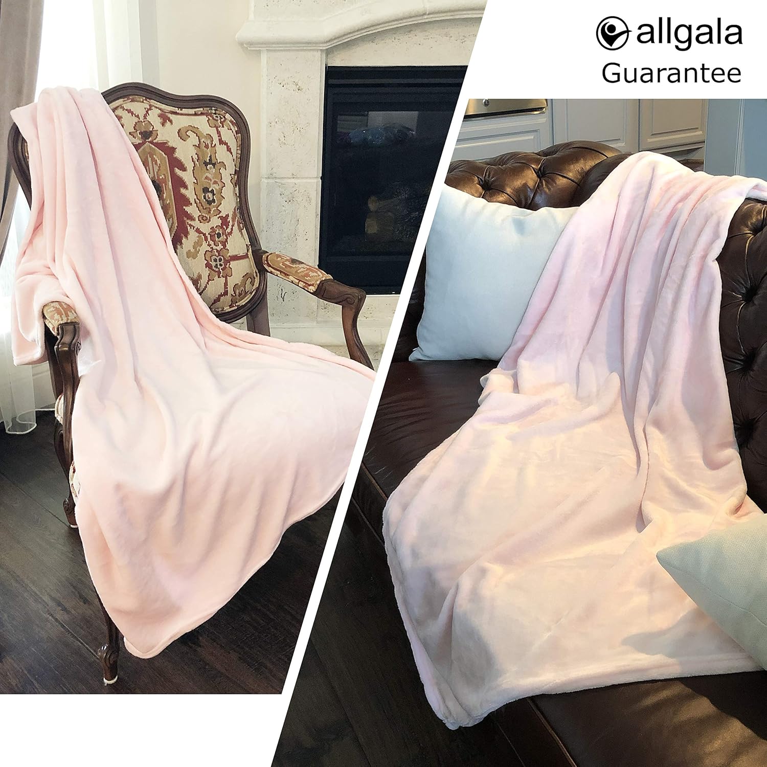 Allgala – Manta de franela supersuave, peso ligero