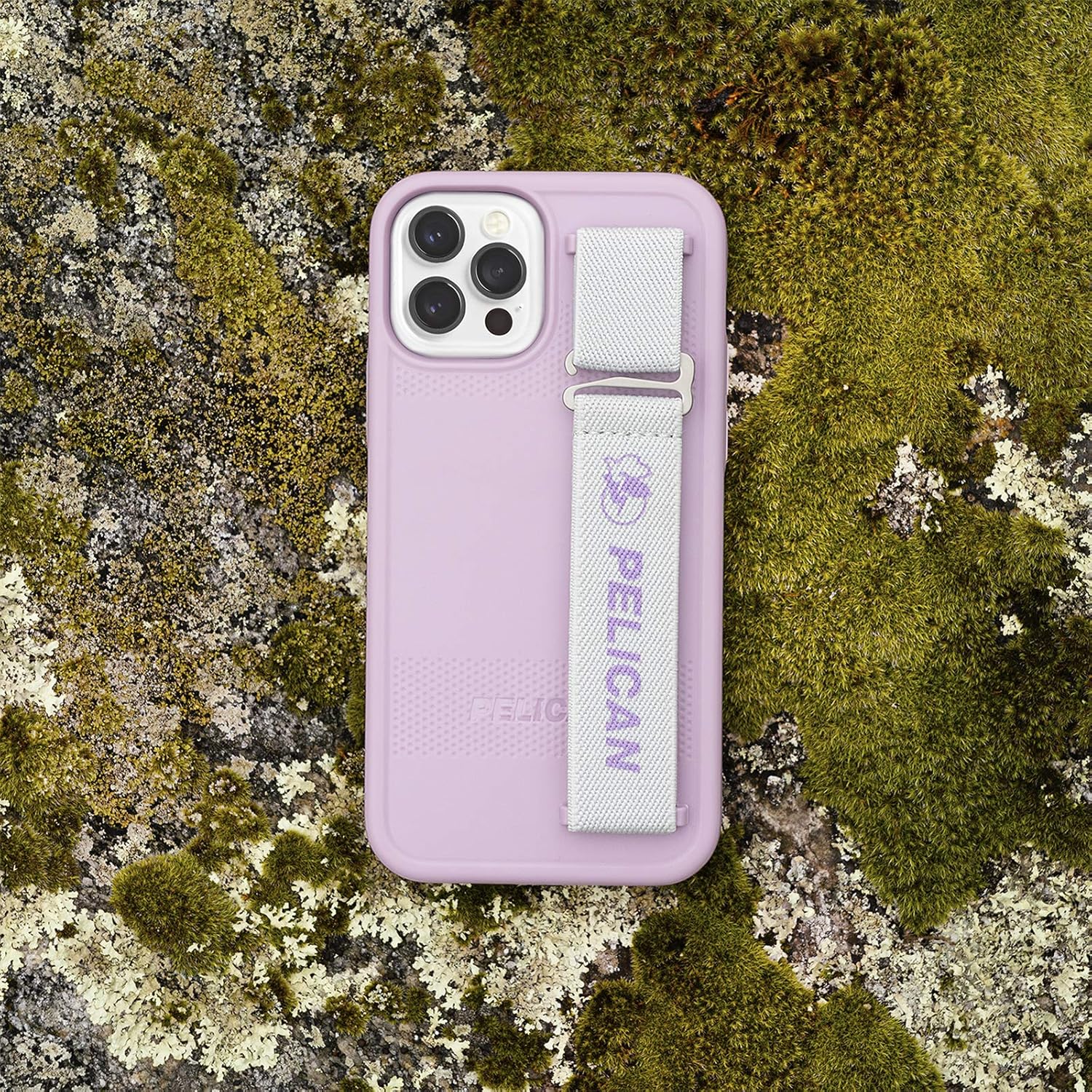PELICAN – Serie PROTECTOR SLING – Funda para iPhone 12 y iPhone 12 Pro (5G), protección contra caídas de 15pies, de 6.1 pulgadas, color morado malva