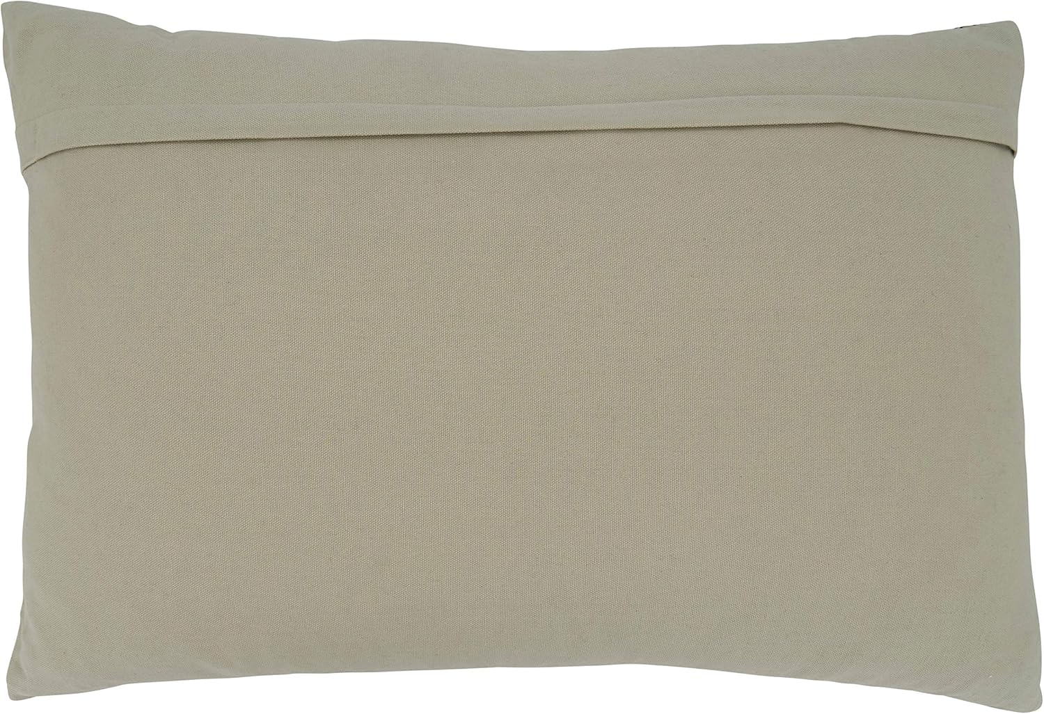 SARO LIFESTYLE Norma Collection – Almohada tejida a rayas con relleno de plumón, 16 x 24 pulgadas, color azul
